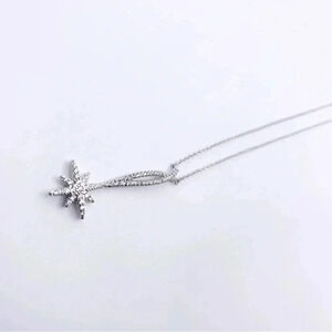 Star silver necklace